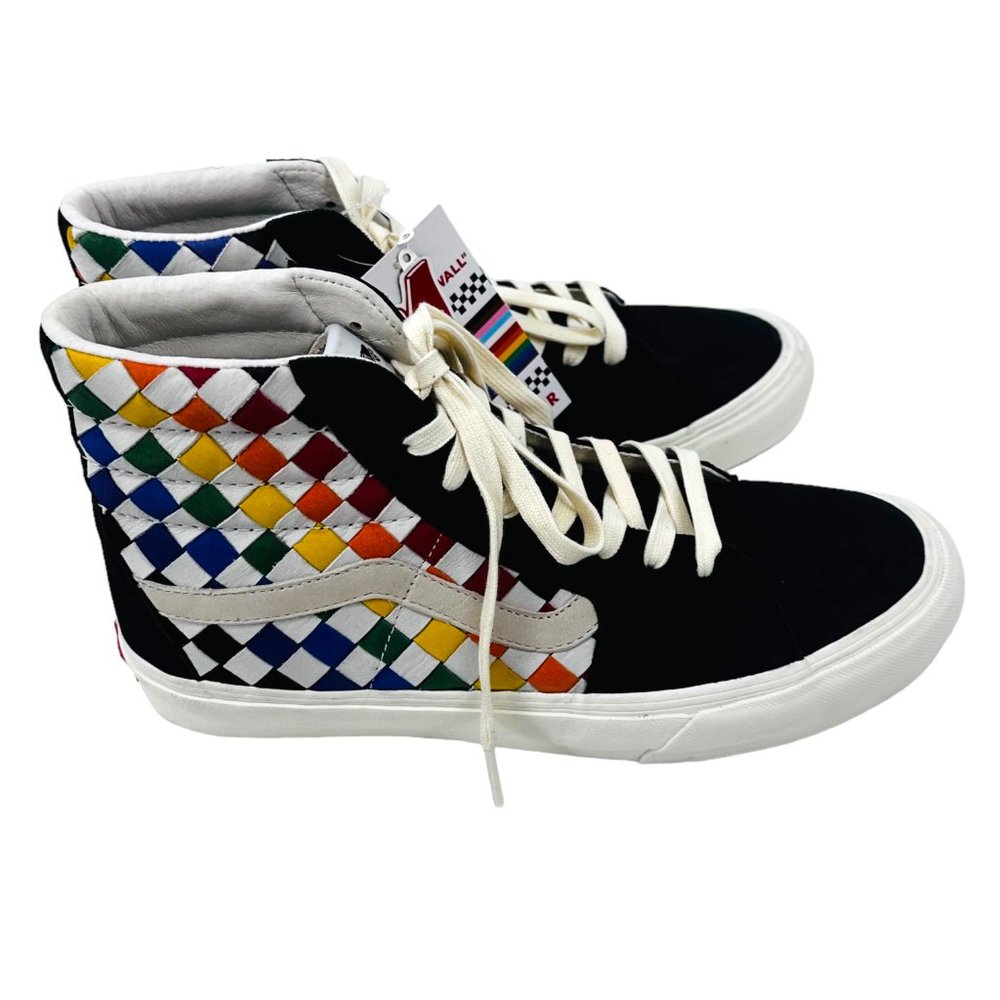 VANS Multicolor UA Sk8-Hi LX Pride Sneakers Size Men's 9.5 Women 11 New - Picture 2 of 7